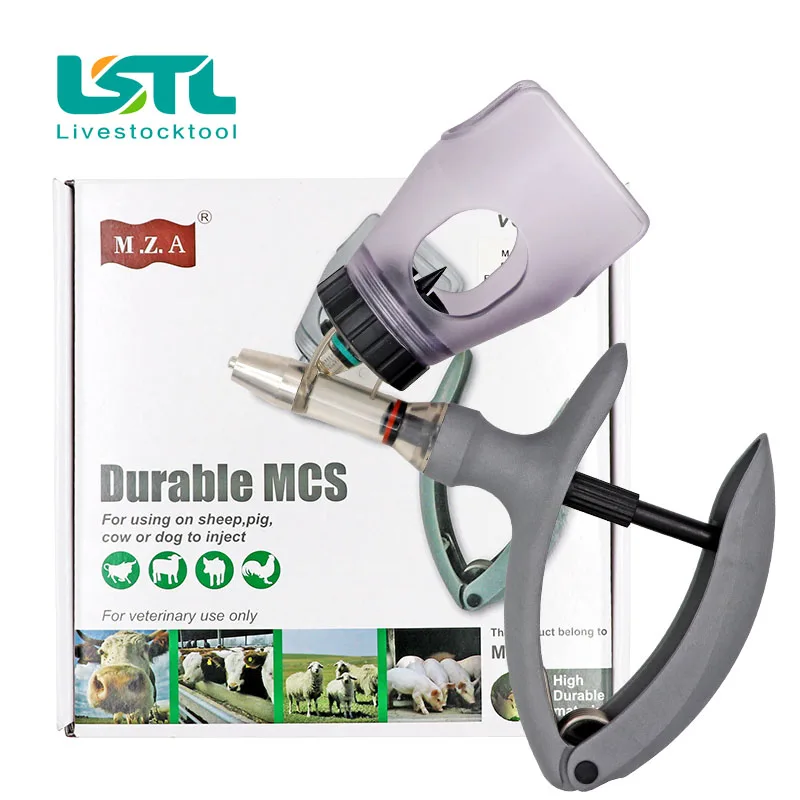 2ml /5ml Automatic Veterinary Continuous Syringe Animal Injection Adjustable Vaccine Injection for livestock Pig Cattle Sheep