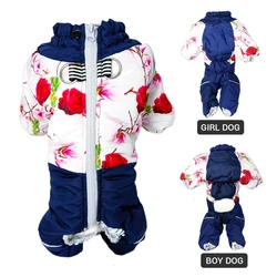 Mono de invierno impermeable para perros – Forro polar cálido y softshell