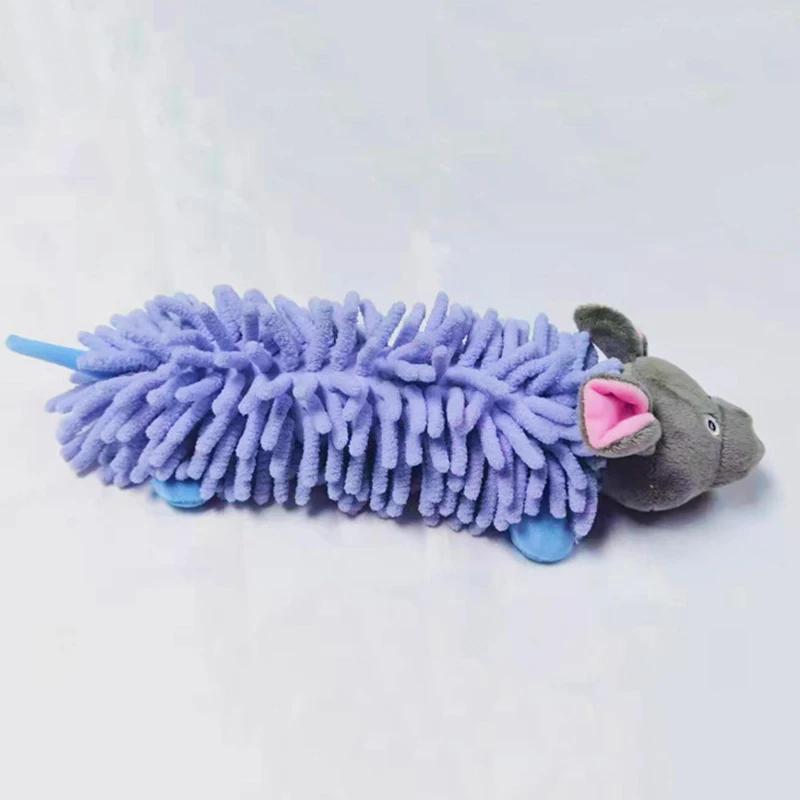 Juguetes de peluche de perro fuerte con forma de Animal chirriante, juguete masticable para mascotas, perros pequeños y medianos, Chihuahua, Husky, herramienta de dientes limpios - imagen 4