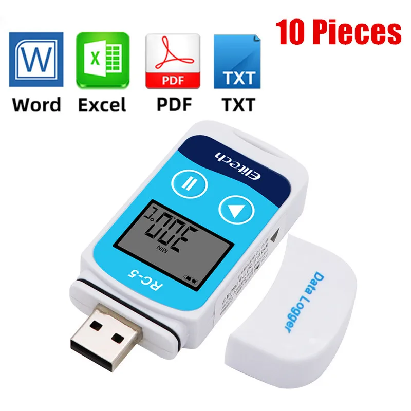 Registrador de temperatura USB con informe PDF para cadena de frío - imagen 2