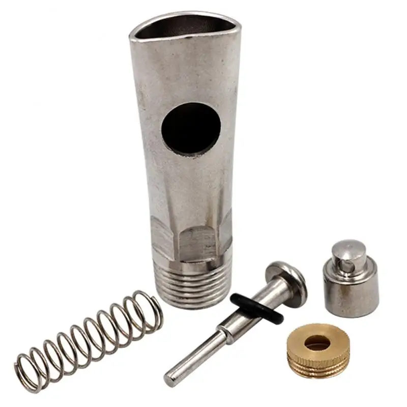 Bebedero de acero inoxidable para cerdo, bebedero automático con cabeza de cobre, suministros de equipos de bebedero para ganado y cerdo, 5 uds. - imagen 2