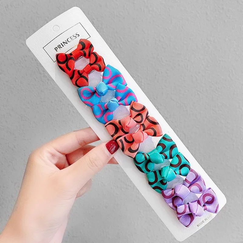 Banda de goma para gato y perro, horquilla para el pelo, lazo para mascotas, accesorios para el pelo, producto de belleza para perros de tamaño pequeño, 30 colores, 10 unidades por lote - imagen 3