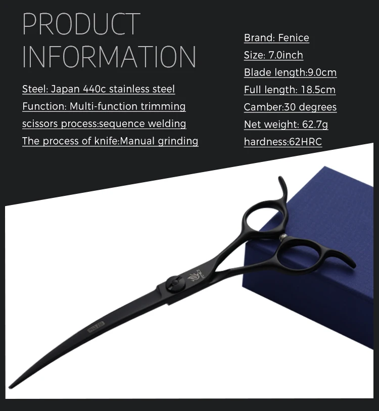 Fenice Tijeras - Detalle de empuñadura ergonómica