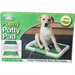 Inodoro portátil con césped artificial para entrenamiento de perros en casa