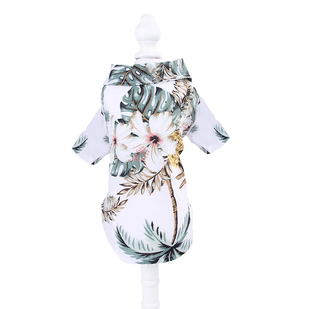 Ropa de verano para perro, camisa hawaiana para Bulldog Francés, ropa para perros pequeños y medianos, camisetas para gatos, Chiahuahua - imagen 5