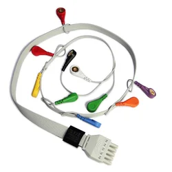 Cable ECG 12 derivaciones con conector banana – Compatible equipos médicos