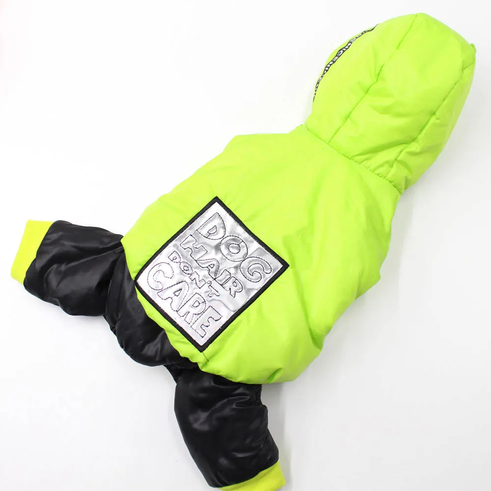 Abrigo invernal impermeable con capucha para perros pequeños - imagen 2