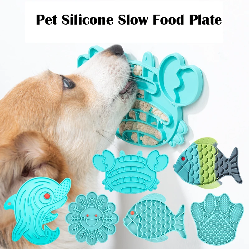 Plato comida lenta mascotas - Vista principal