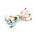 green floral bow
