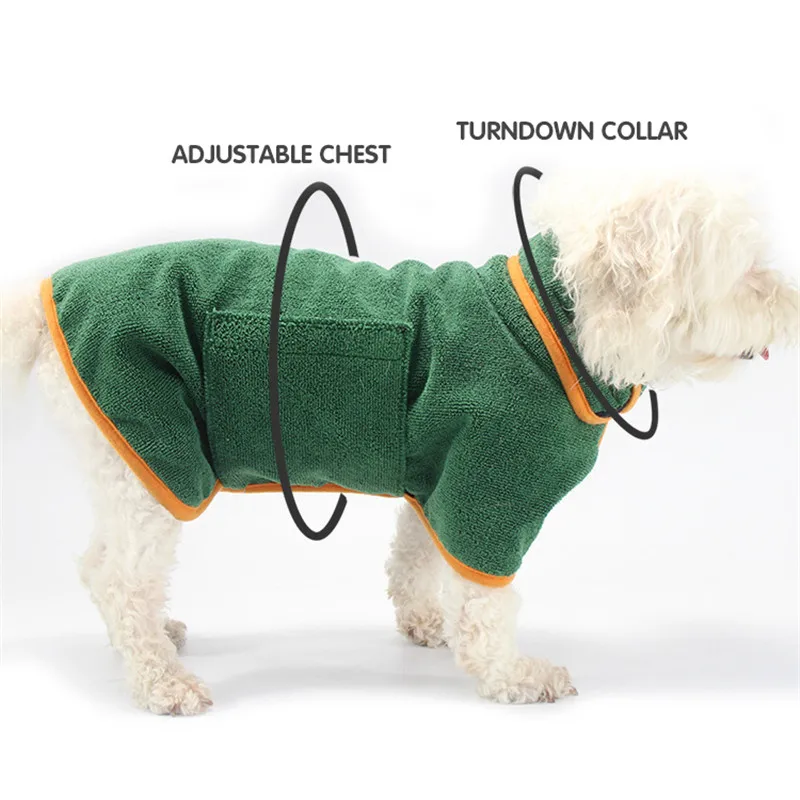 Albornoz superabsorbente para perros – Secado rápido para todas las tallas - imagen 4