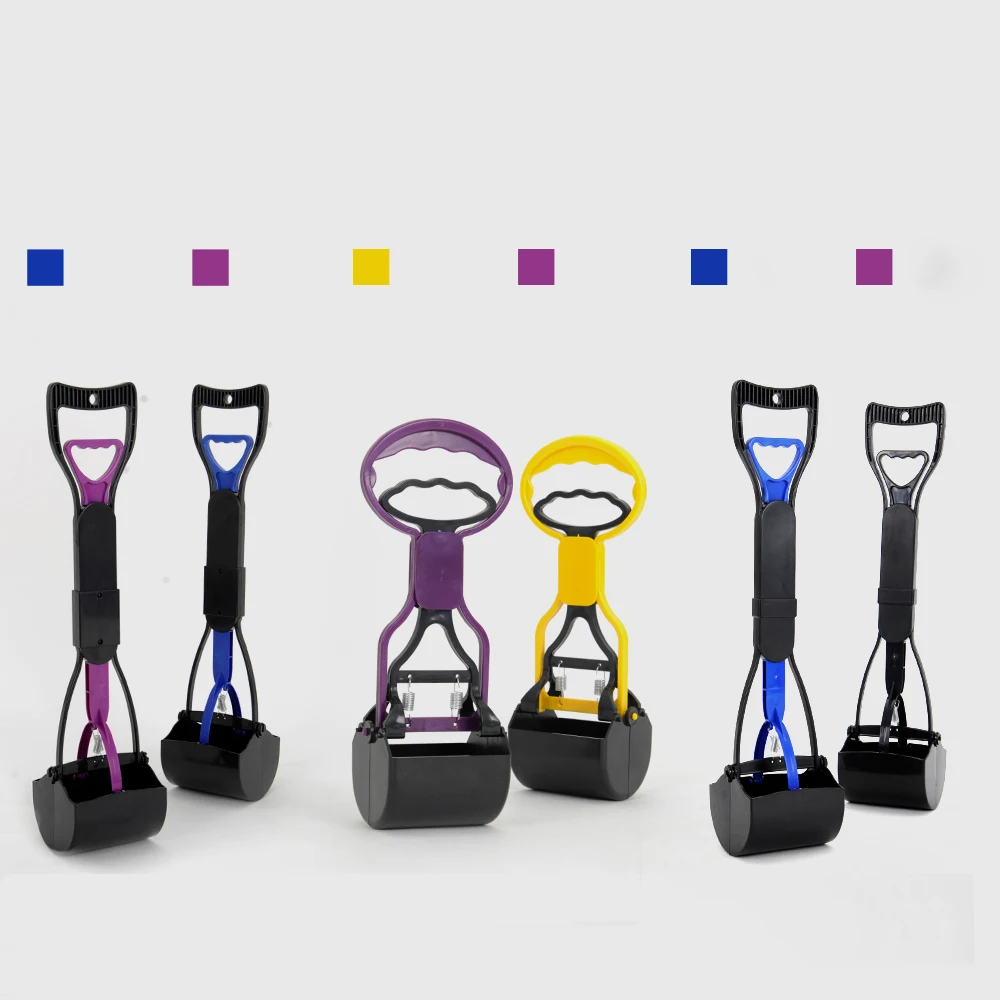 HOOPET-recogedor de residuos para perros y gatos, recogedor de excrementos de mango largo, recogedor de caca, herramientas de limpieza de residuos, suministros para mascotas - imagen 2