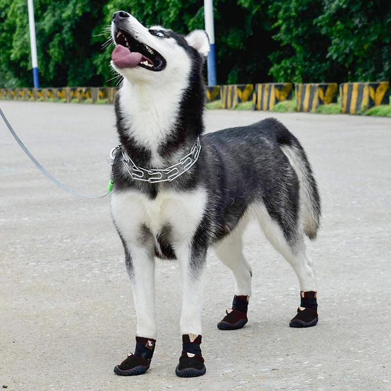 Benepaw-zapatos antideslizantes para perro, botas impermeables, cómodas y transpirables para perros pequeños, medianos y grandes, botines para cachorros para interiores y exteriores - imagen 5