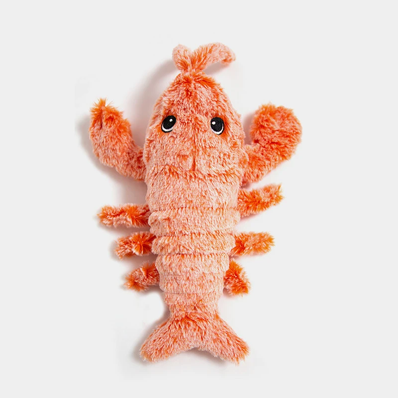 BOOTEELY Pet Cat Toy Shrimp Moving Simulation Lobster Dancing Plush Toys For Pet Dog Cats Stuffed Animal Interactive Toy - imagen 4