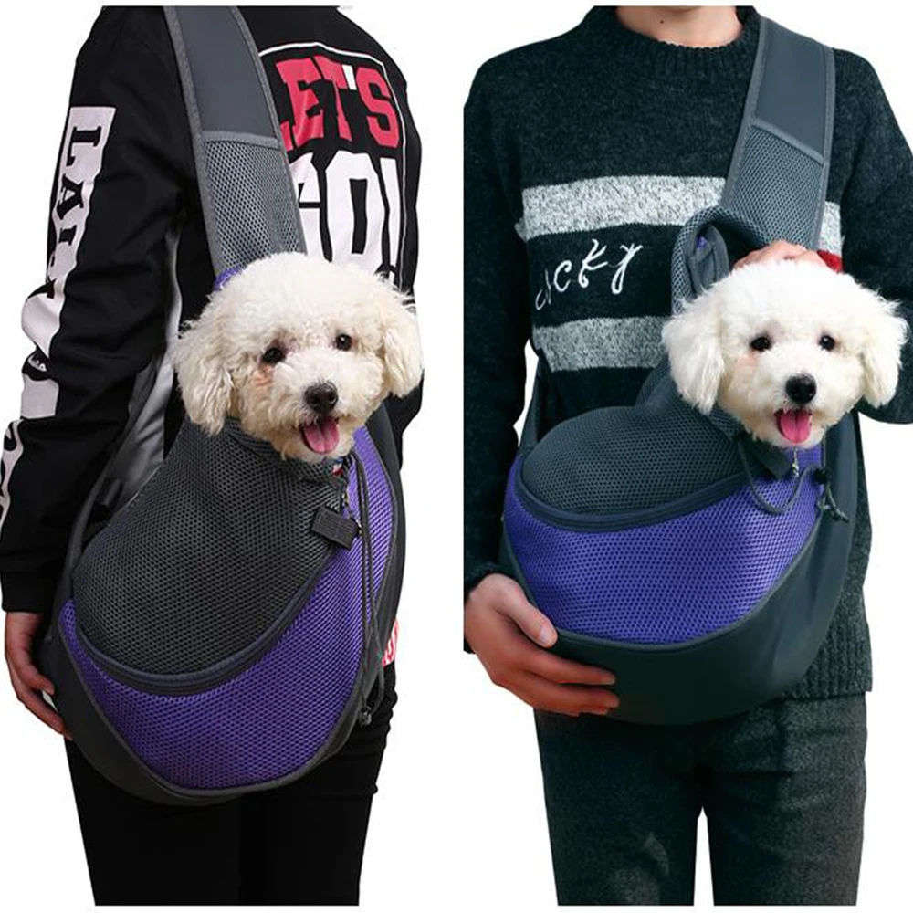 Bolsa transportadora de mascotas, transportador de perros, bolso de viaje al aire libre, bolsa de malla Oxford, bolso de hombro individual, bolso grande de viaje de malla - imagen 2