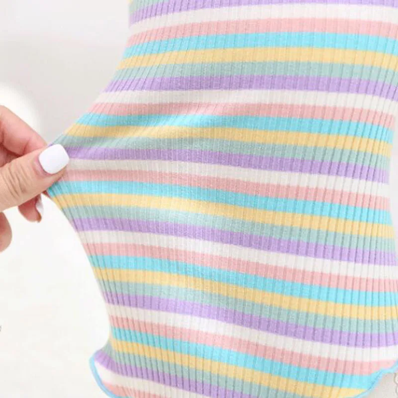 Ropa para perros con tiras de arcoíris, Sudadera con capucha para perros pequeños, Bulldog Francés, perro salchicha, cachorro, gatito, sudadera, camisa XXL - imagen 2