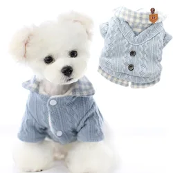 Chaqueta de cuadros acolchada para perros – Abrigo térmico invierno