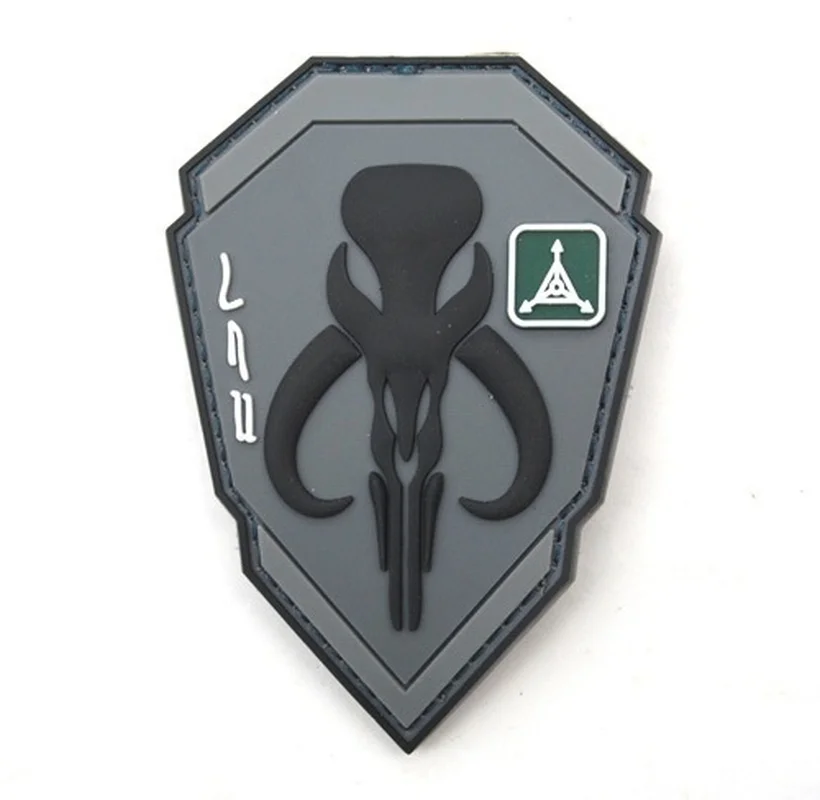 Parche de PVC Bounty Hunter, emblema, insignia para brazalete, apliques de costura decorativos militares, adornos, parches tácticos - imagen 3