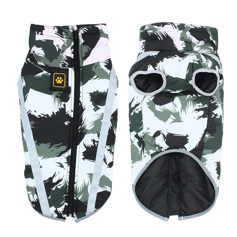 Winter Warm Dog Clothes Windproof Waterproof Dog Coats Pet Outdoor Jackets Reflective Plaid Design Pet Clothes For Dogs Winter - imagen 2