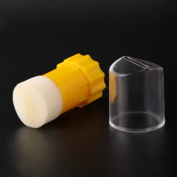 Receptor de abeja reina con marcador y émbolo para apicultura