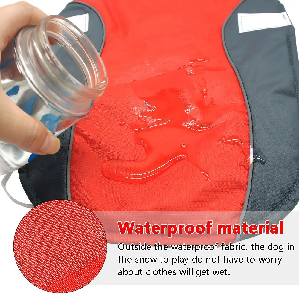 Detalles del material impermeable del abrigo