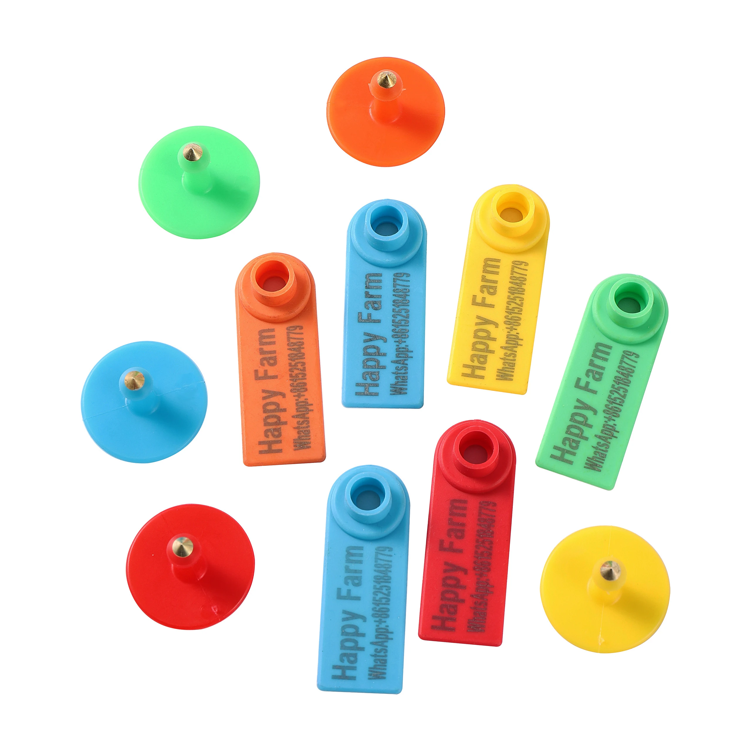 Etiqueta de oreja personalizada para perros granja láser y teléfono - imagen 4
