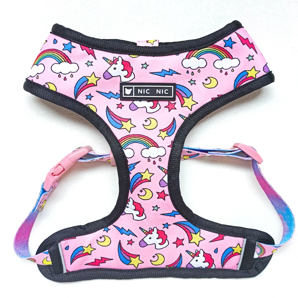 Pink dog harness