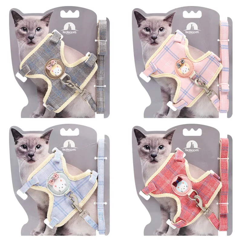 Correa para Collar desmontable para gatos y gatitos, accesorio para el pecho, extraíble, para todas las mascotas - imagen 4