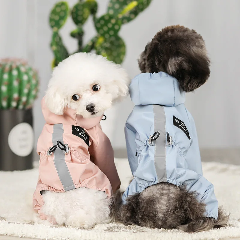 Ondoordringbare Perro Hond Kleding Jas Waterdicht malla demende Zweet Absorberende Reflecterende Jas Roupa cachorro Abrigo - imagen 3