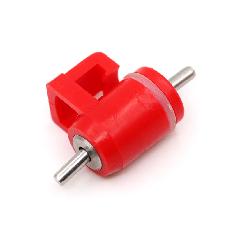 Bebederos de codorniz y pollo de 16 piezas, bebederos de bolas de acero de color rojo, alimentador de patos, ganso y loros, suministros para aves de corral, vasos para beber - imagen 3