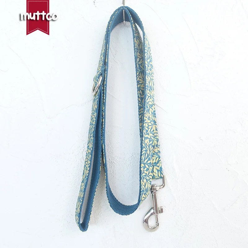 MUTTCO Collar de perro grabado, correa de entrenamiento para caminar para perros, nombre personalizado de perro THE GOLDEN LEAVES, accesorio para perros, suministro para mascotas UDC089 - imagen 3