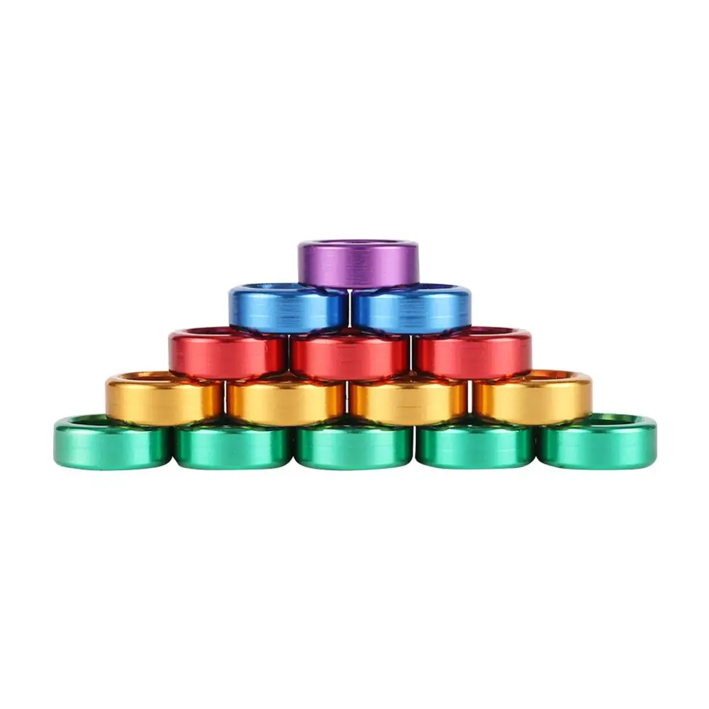 Anillos coloridos de aluminio para pies de pájaros, 8mm, paloma, adiestramiento de vuelo al aire libre, etiqueta de identificación de carrera, herramienta de entrenamiento de aves, 120 Uds.