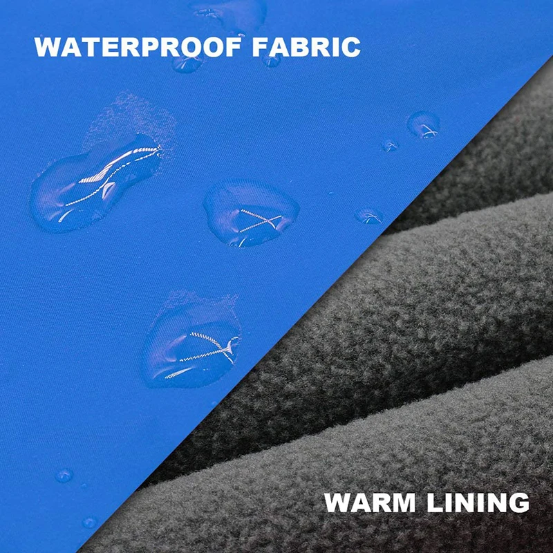 Benepaw-abrigo de lana cálido para perro, chaqueta impermeable a prueba de viento, ropa reflectante para mascotas, traje de nieve para razas medianas y grandes, Invierno - imagen 5