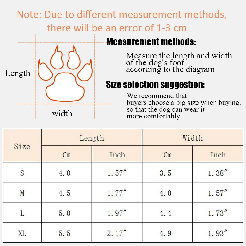 Botas de Nieve para Perros - 4 Unidades - imagen 2