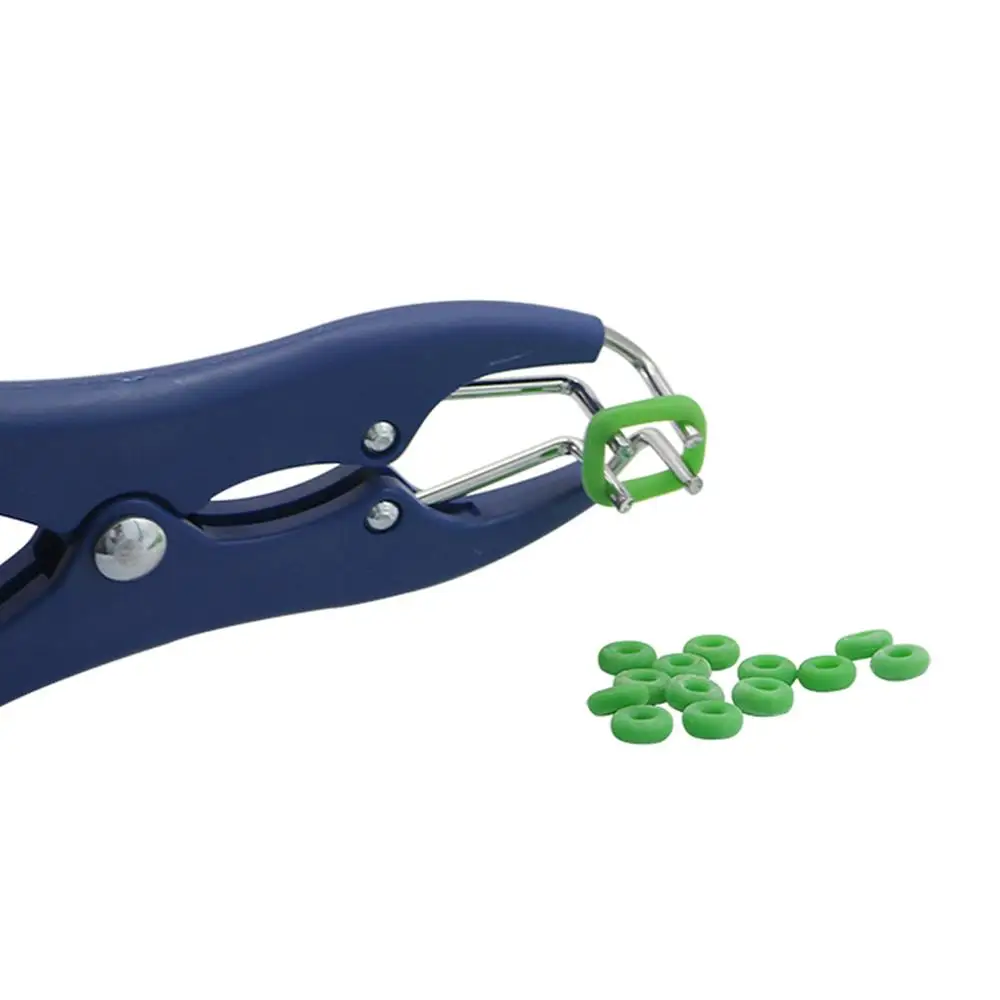 Abrazadera de acoplamiento de cola de oveja para cerdigas de animales de granja, alicates de castración sin sangre y abrazadera de expansión de anillo de castración de acoplamiento de cola - imagen 5