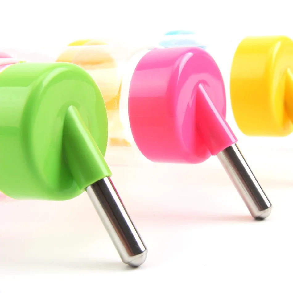 Petty & Better-bebedero de plástico para hámster, dispensador de botellas de agua, alimentador colgante para mascotas, perro, ardilla, conejo, tubo de cabeza para beber, 400ML - imagen 5