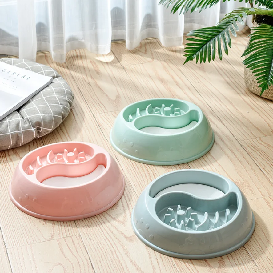 Cuenco de ración para perros, alimentador lento, platos para perros, comida para mascotas, antideslumbrante para perros medianos y grandes, productos para mascotas - imagen 3