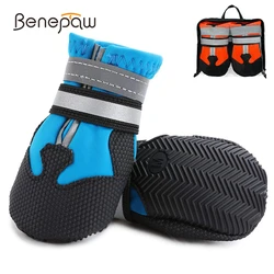 Botas de invierno impermeables para perros con suela antideslizante