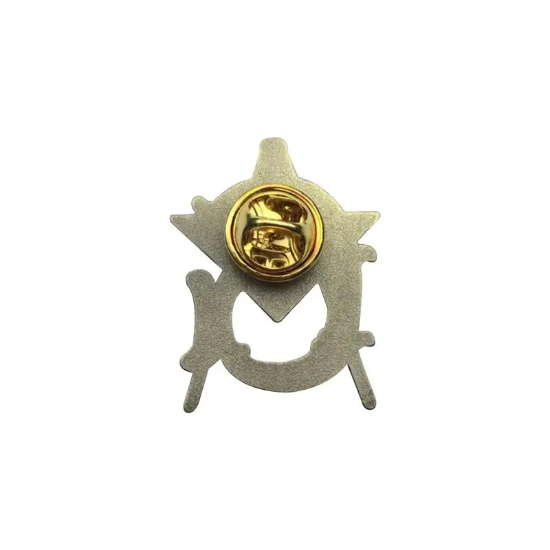 Alfileres de solapa multimasónicos gratis y aceptados Mason Knight templar brújula y broche cuadrado insignias de regalo con embrague de mariposa - imagen 5
