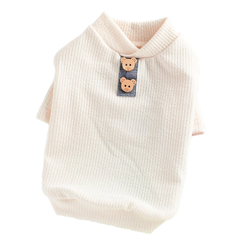 Sudadera con capucha de punto para perro, camiseta de primavera para perros pequeños, ropa suave para Chihuahua, Yorkie, caniche, ShihTzu, ropa para mascotas - imagen 3