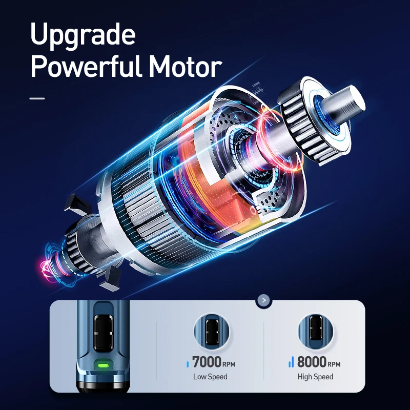 ROJECO cortaúñas eléctrico N30 para perros, amoladora de uñas recargable, cortadora profesional para mascotas, cortador de garras para gatos, aseo - imagen 2