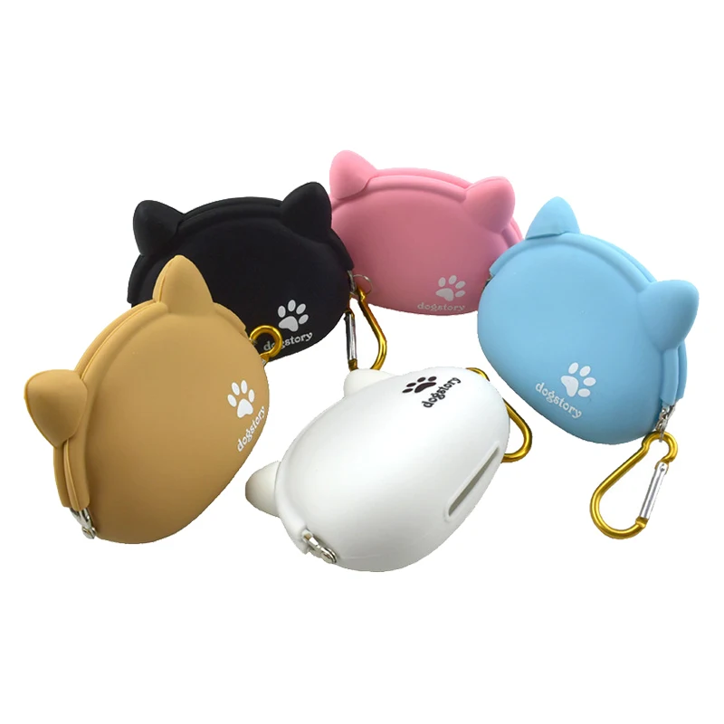 Bolsa de silicona para golosinas para perros al aire libre, paquete de alimentación para la cintura, bolsillo para cachorros, bolsa para aperitivos, suministros de entrenamiento para mascotas - imagen 3