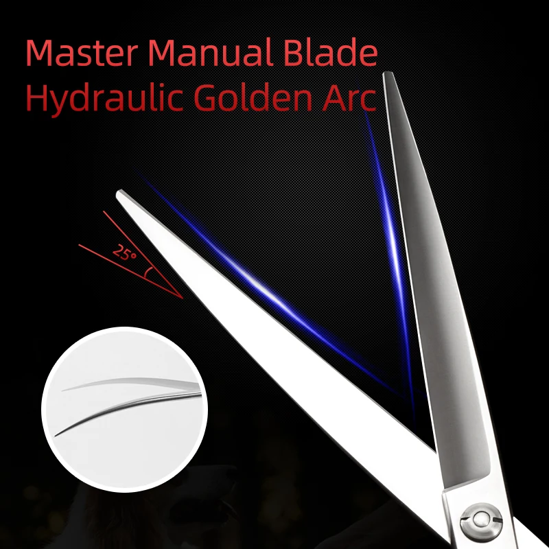 Tijeras para recortar espina de pescado para zurdos, cortador de adelgazamiento para el cuidado de mascotas Jp440c de acero inoxidable de 7,25 pulgadas para personas zurdas - imagen 3