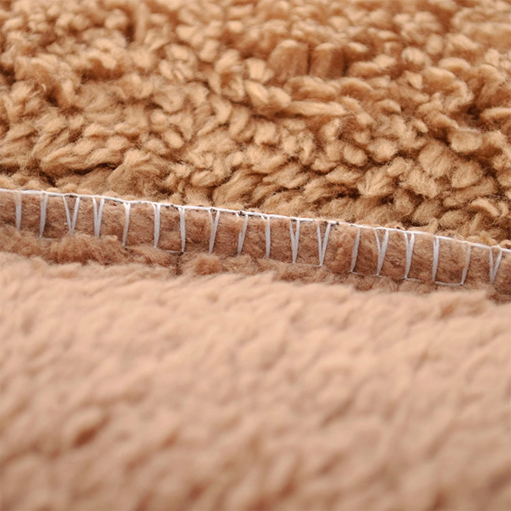 Cama grande y grande para perro caliente, canasto de felpa para perros grandes, medianos y pequeños, alfombrilla para mascotas - imagen 5