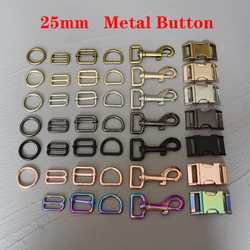 Hebilla cierre rápido para collar de perro metal 25mm fuerte