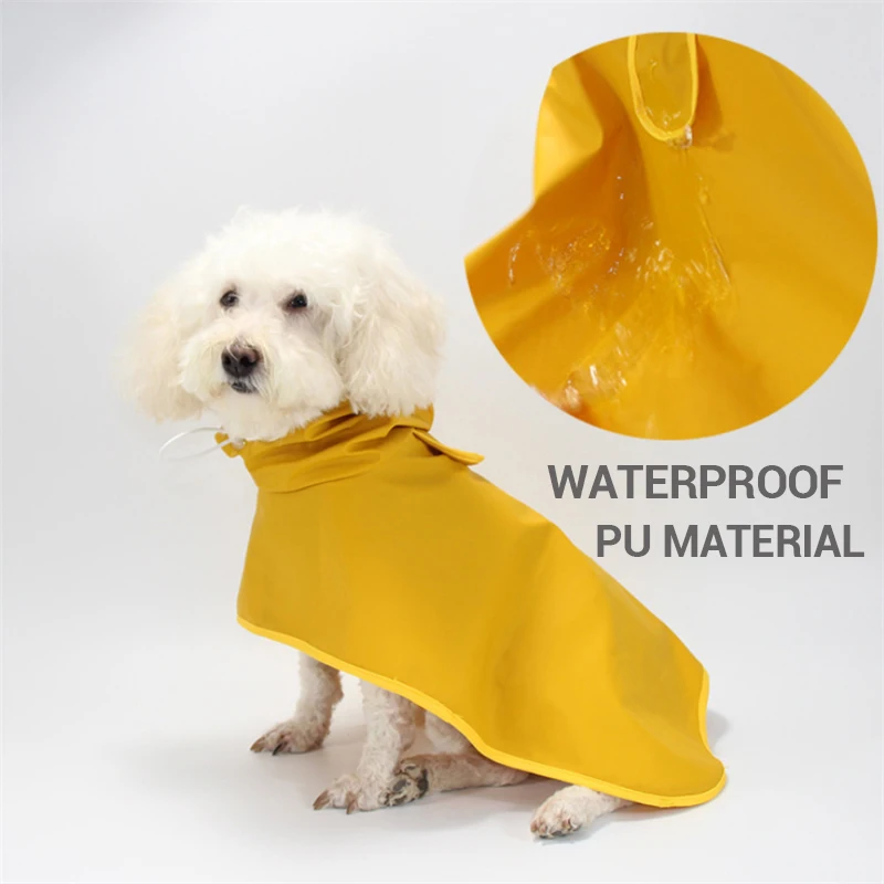 Chubasquero impermeable para perros – chaqueta de lluvia con capucha - imagen 4