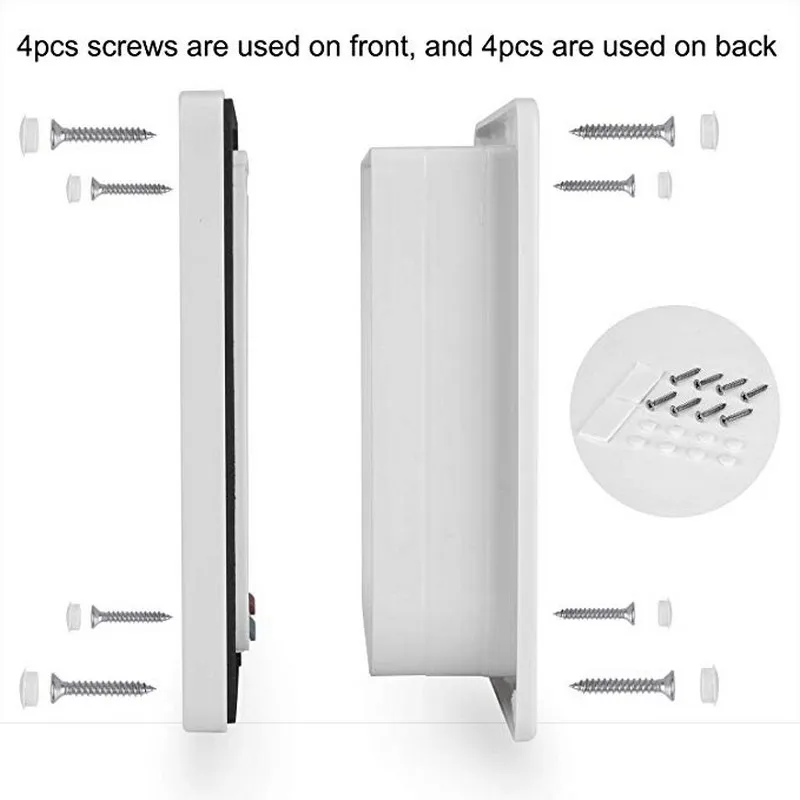 Puerta con solapa de bloqueo de 4 vías para mascotas, puertas interiores y exteriores, resistentes a la intemperie, perros, cachorros y animales pequeños - imagen 5