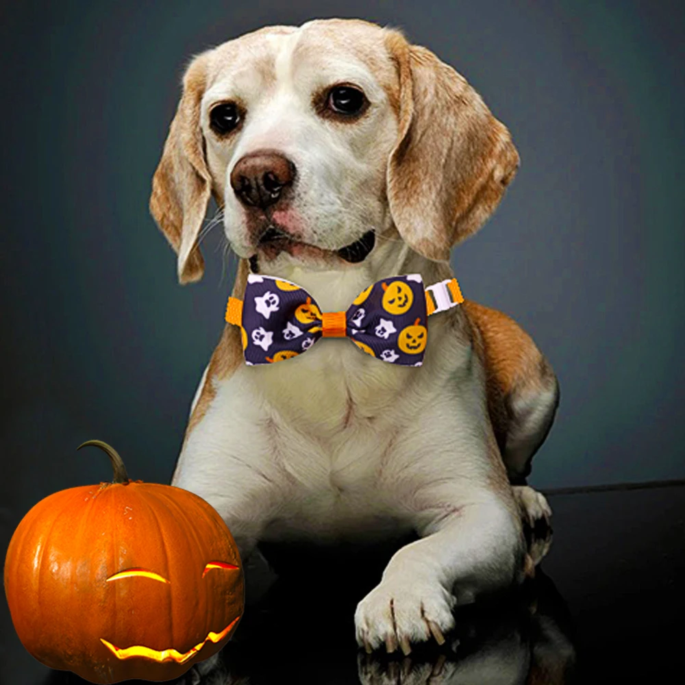 Pajaritas de Halloween para perros pequeños en diferentes combinaciones de colores