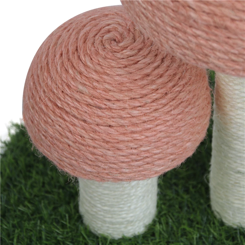 Poste rascador para gatos, árbol de Sisal para gatos, seta, torre para gatos, garra de molienda, juguetes, tablero rascador para gatitos, Protector de muebles, rascador para mascotas - imagen 5