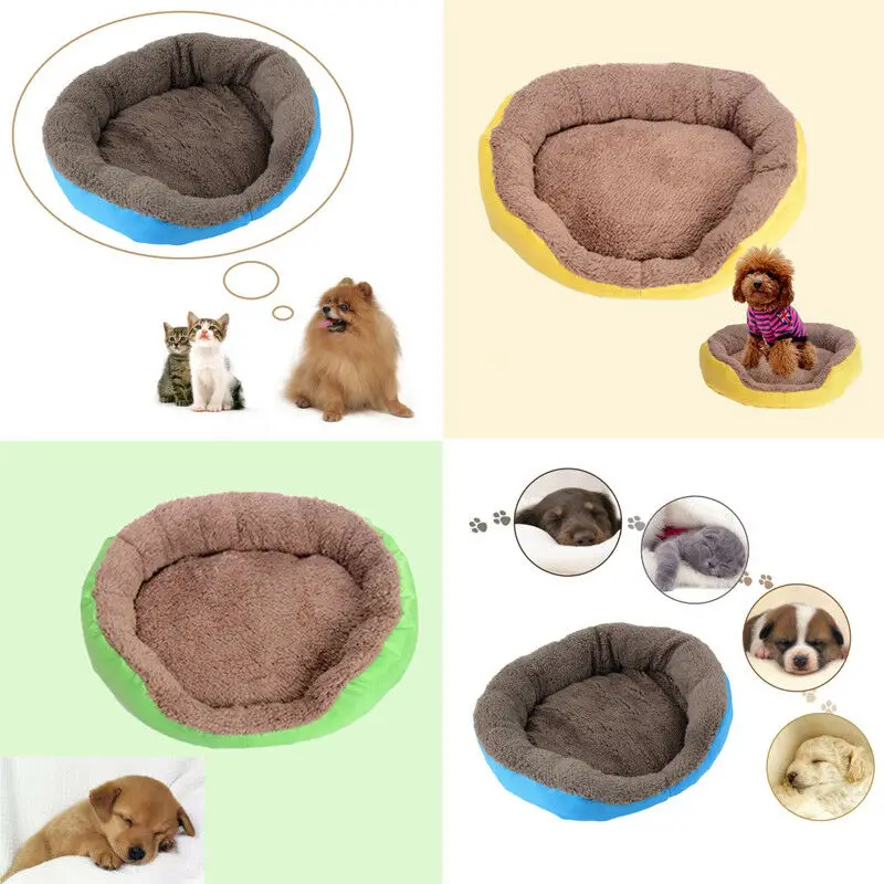 Alfombrilla de franela suave para mascota, cama cálida de invierno para perro, cachorro, Gato y gatito, casa, perrera acogedora, accesorios para mascotas, 4 colores - imagen 3