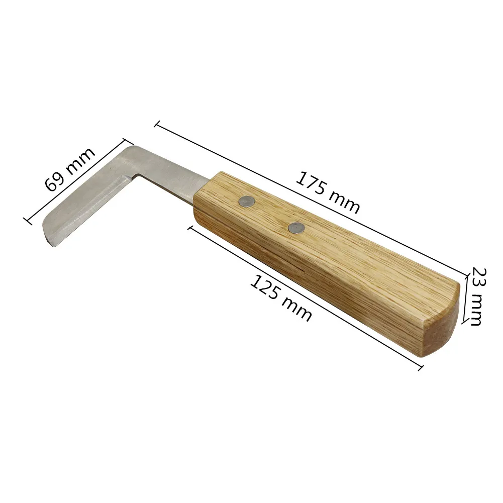 Cattle Horse Hoof Knife Shears Double Edge Veterinary Hoof Repairing Knife Sheep Goat Pig Livestock Animal Foot Pruning Tools - imagen 2